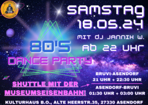 80’s Danceparty @ Kulturhaus B.O. Asendorf