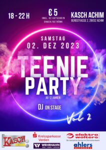 Teenie-Party Vol. 2 @ KASCH Achim